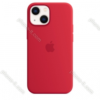 Apple iPhone 13 Mini Silicone Case with MagSafe (PRODUCT)RED 