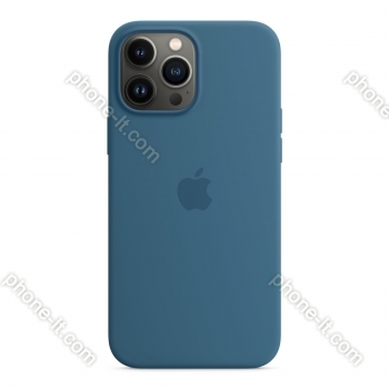 Apple iPhone 13 Pro Max Silicone Case with MagSafe Blue Jay 