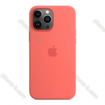 Apple iPhone 13 Pro Max Silicone Case with MagSafe Pink Pomelo 