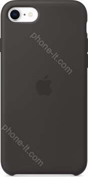 Apple iPhone SE (2020) Silicone Case Black 
