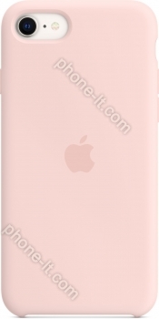 Apple iPhone SE (2022) Silicone Case Chalk Pink 