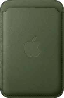 Apple iPhone Feingewebe wallet with MagSafe moss зеленый