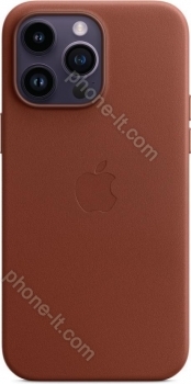 Apple leather case with MagSafe for iPhone 14 Pro Max Umbra 