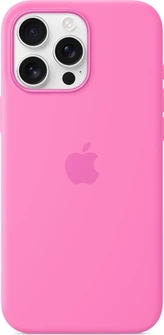 Эпл silicone case with MagSafe для Айфон 16 Про Макс peony