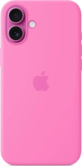 Эпл silicone case with MagSafe для Айфон 16 Плюс peony