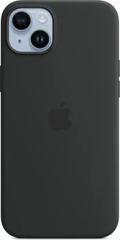 Apple silicone case with MagSafe для iPhone 14 Plus midnight