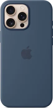 Apple silicone case with MagSafe для iPhone 16 Pro Max Denim