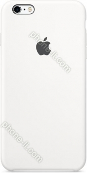 Apple silicone case for iPhone 6s Plus white 