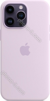 Apple silicone case with MagSafe for iPhone 14 Pro Max lilac (syringa) 