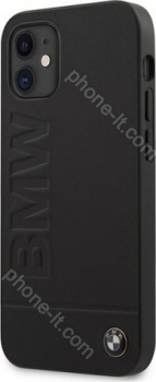 BMW Hard Cover Logo Imprint signature Collection for Apple iPhone 12 mini black 