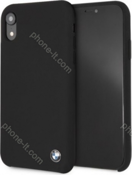 BMW Silicone Cover signature Collection for Apple iPhone XR black 
