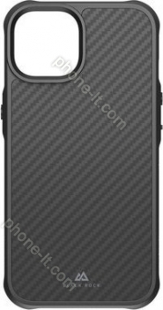 Black Rock Robust case Real carbon for Apple iPhone 14 black 
