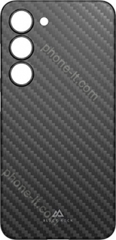 Black Rock Ultra Thin Iced case Flex carbon for Samsung Galaxy S23 black 