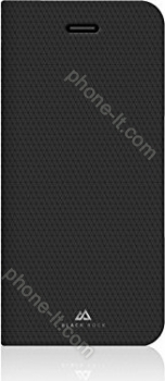 Black Rock material Booklet Pure for Apple iPhone 6/6S/7/8/SE (2020) black 