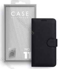Case FortyFour No.11 for Apple iPhone 13 Pro Cross Grain Black 