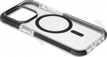 Cellularline Tetra Force Strong Guard Mag for Apple iPhone 15 Pro transparent/black 