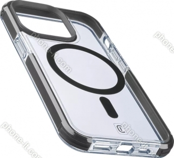 Cellularline Tetra Force Strong Guard Mag for Apple iPhone 14 Pro transparent/black 