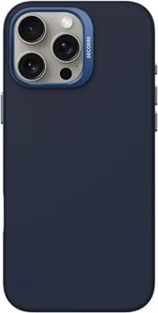 Decoded AntiMicrobial Silicone Back Cover для Apple iPhone 16 Pro Max Blue Print