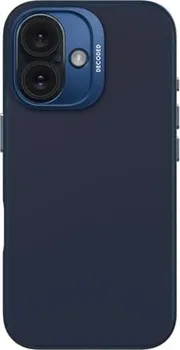 Decoded AntiMicrobial Silicone Back Cover для Apple iPhone 16 Blue Print