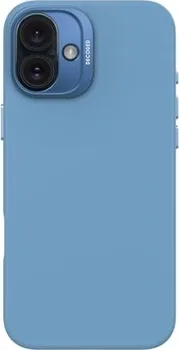 Decoded AntiMicrobial Silicone Back Cover для Apple iPhone 16 Plus Air Blue