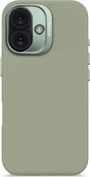 Decoded AntiMicrobial Silicone Back Cover для Apple iPhone 16 jade Green