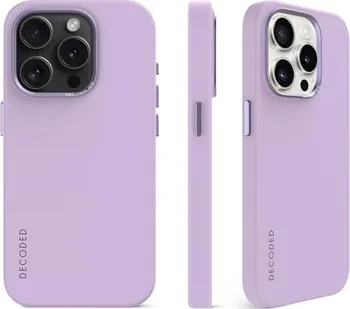 Decoded AntiMicrobial Silicone Back Cover для Apple iPhone 15 Pro Max Lavender