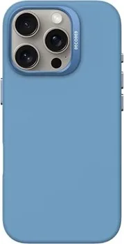 Decoded AntiMicrobial Silicone Back Cover для Apple iPhone 16 Pro Air Blue