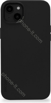 Decoded AntiMicrobial Silicone Back Cover for Apple iPhone 14 Charcoal 