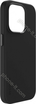 Decoded AntiMicrobial Silicone Back Cover for Apple iPhone 15 Pro Graphene 