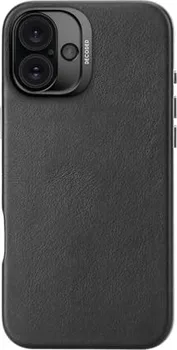 Decoded Leather Back Cover для Apple iPhone 16 Plus black