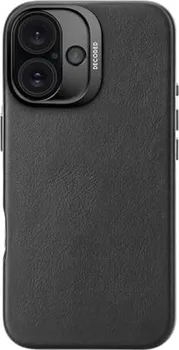 Decoded Leather Back Cover для Apple iPhone 16 black