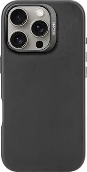 Decoded Leather Back Cover для Apple iPhone 16 Pro black