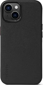 Decoded Leather Back Cover для Apple iPhone 14 black