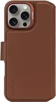 Decoded Leather Detachable wallet case для Apple iPhone 16 Pro Max Tan Brown