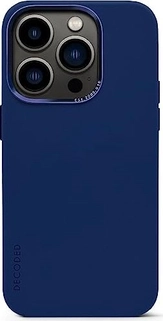 Decoded AntiMicrobial Silicone Back Cover для Apple iPhone 14 Pro морская волна Peony