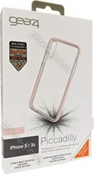 Gear4 Piccadilly for Apple iPhone X rose gold 