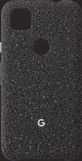 Гугл fabric Back Cover для Пиксель 4a Basically черный