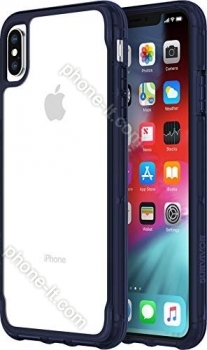 Griffin Survivor clear for Apple iPhone XS Max transparent/blue 