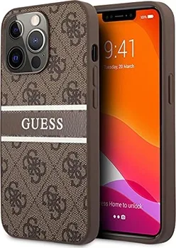 Guess Hard Cover 4G Printed Stripe для Apple iPhone 13 Pro brown