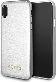 Guess Hard Cover Iridescent для Apple iPhone X silver