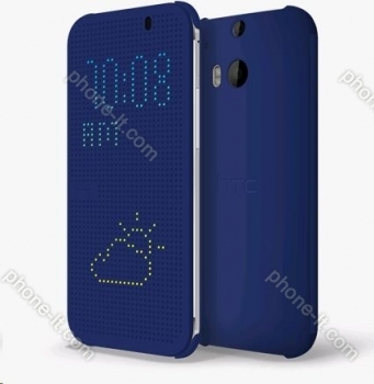 HTC HC-M100 Dot View case for One (M8) blue 