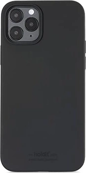 Holdit Silicone case для Эпл Айфон 12/12 Про черный