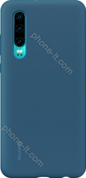 Huawei Silicone car case for P30 blue 