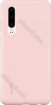 Huawei Silicone car case for P30 pink 