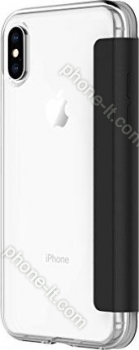 Incipio NGP Folio case for Apple iPhone X transparent/black 