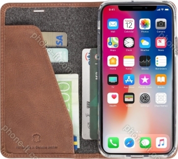 Krusell Sunne 4 Card FolioWallet for Apple iPhone X brown 