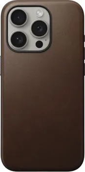 Nomad modern Leather case для Apple iPhone 15 Pro Rustic Brown