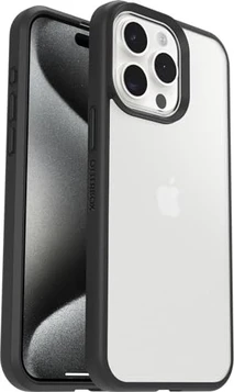 Otterbox React для Эпл Айфон 15 Про Макс черный Crystal