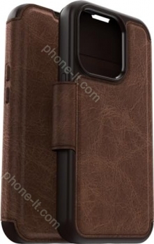 Otterbox Strada Folio MagSafe for Apple iPhone 15 Pro Espresso 