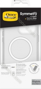Otterbox Symmetry clear with MagSafe + Premium glass for Apple iPhone 15 Pro Max 